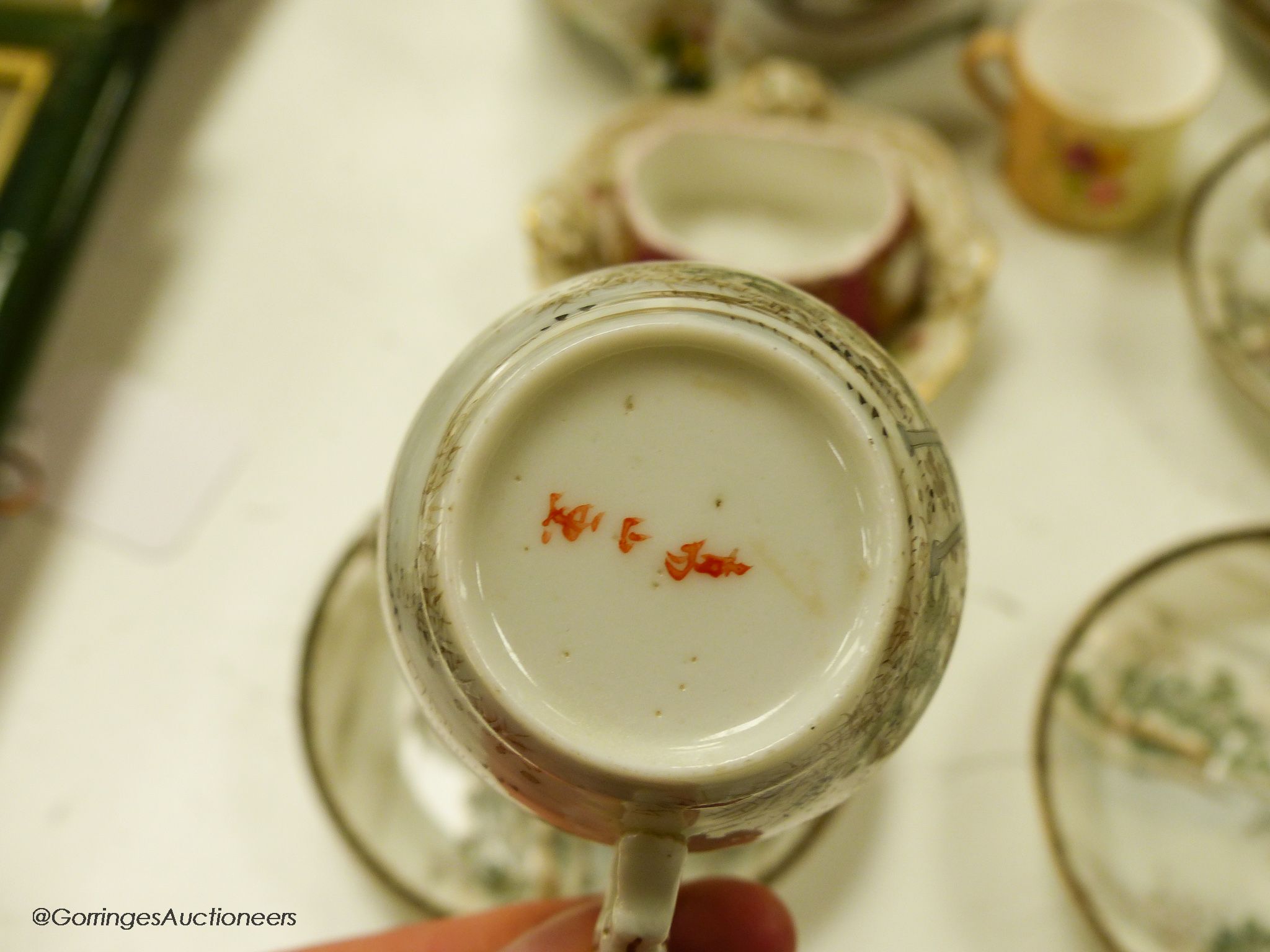 A pair of Royal Doulton vases, a Carltonware jug and other Worcester, Rosenthal and mixed ceramics